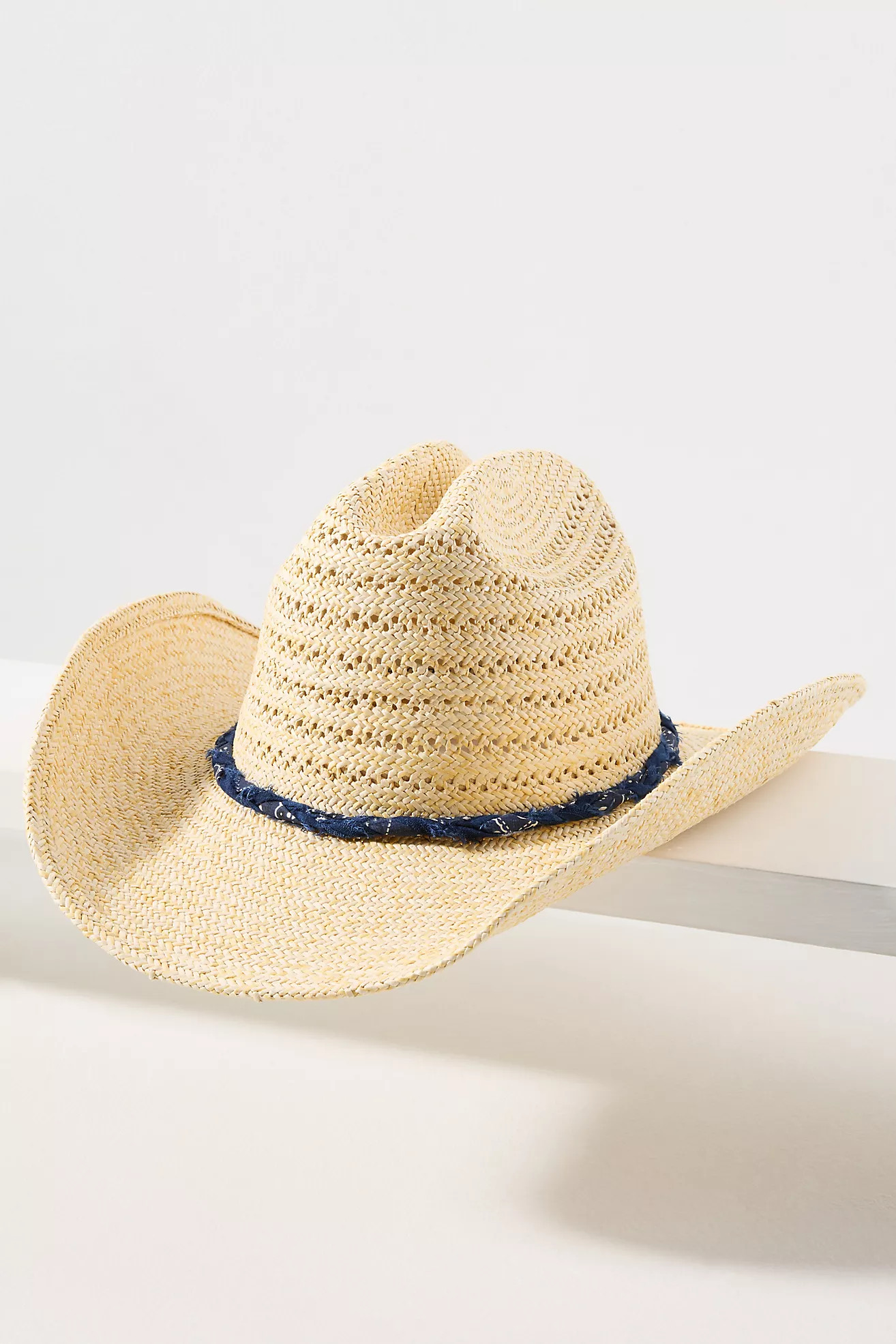 San Diego Hat Co. Annie Woven Straw Rancher | Anthropologie (US)