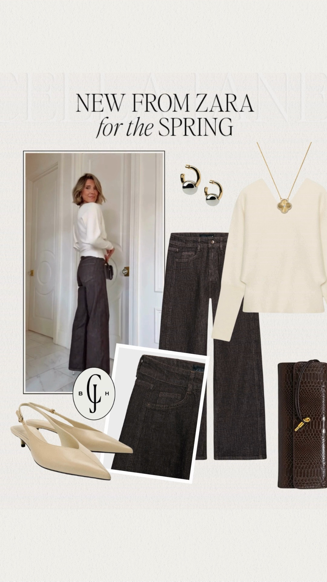 A chic neutral moment from @Zara 
This outfit comes in under $150 and looks incredibly elevated.
Linking my exact pieces below — I’m 5’7”, wearing small in tops and 2/25 in bottoms.

#LTKootd