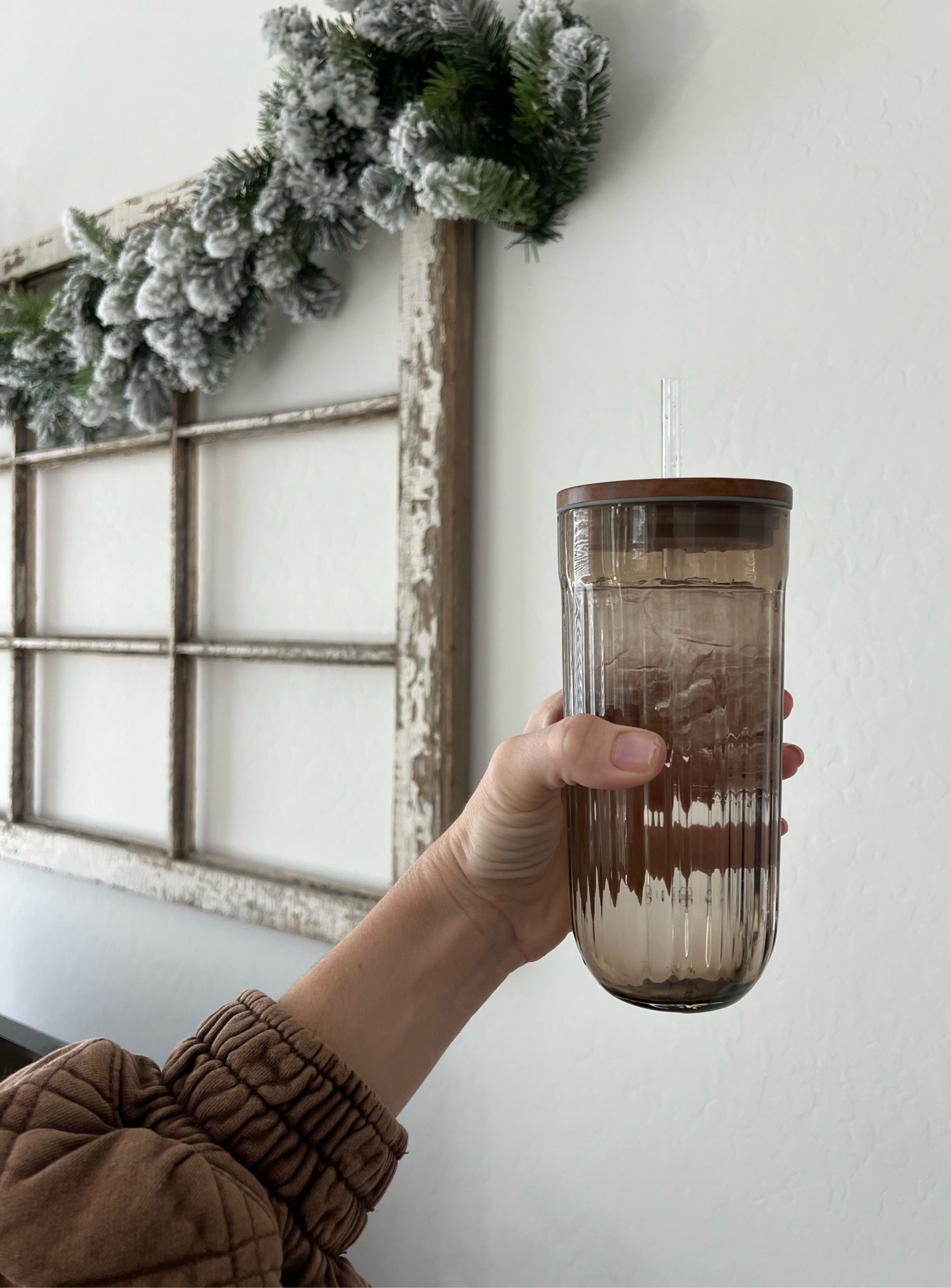 cutest glass tumbler, would be great for iced coffee, too! only $9.99!

#LTKSeasonal #LTKhome #LTKfindsunder100