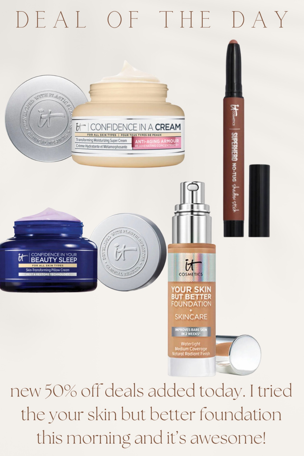 New 50% off door buster deals 

#LTKbeauty #LTKGiftGuide #LTKCyberweek