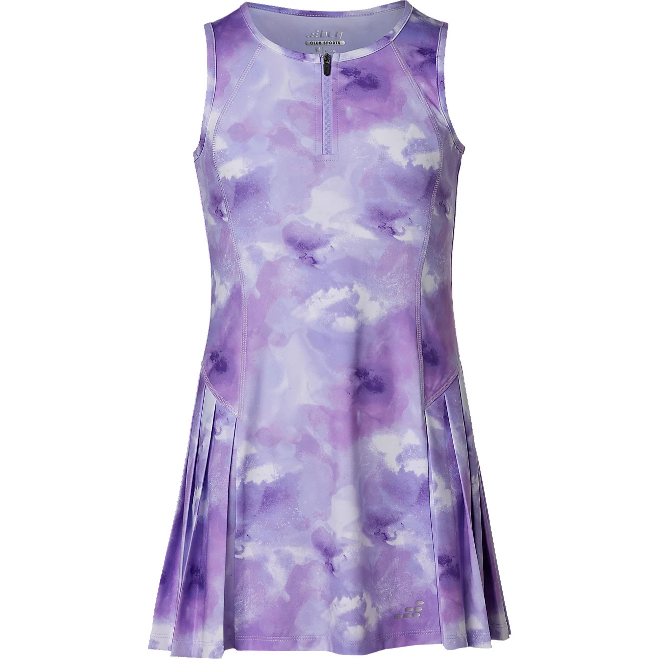 BCG Girls' Tennis Pleated Printed 1/4-Zip Dress | Academy Sports + Outdoors