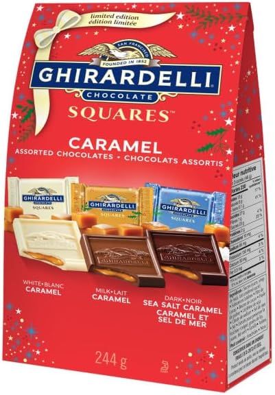 GHIRARDELLI Christmas Caramel Trio Bag, 244 Grams | Amazon (CA)