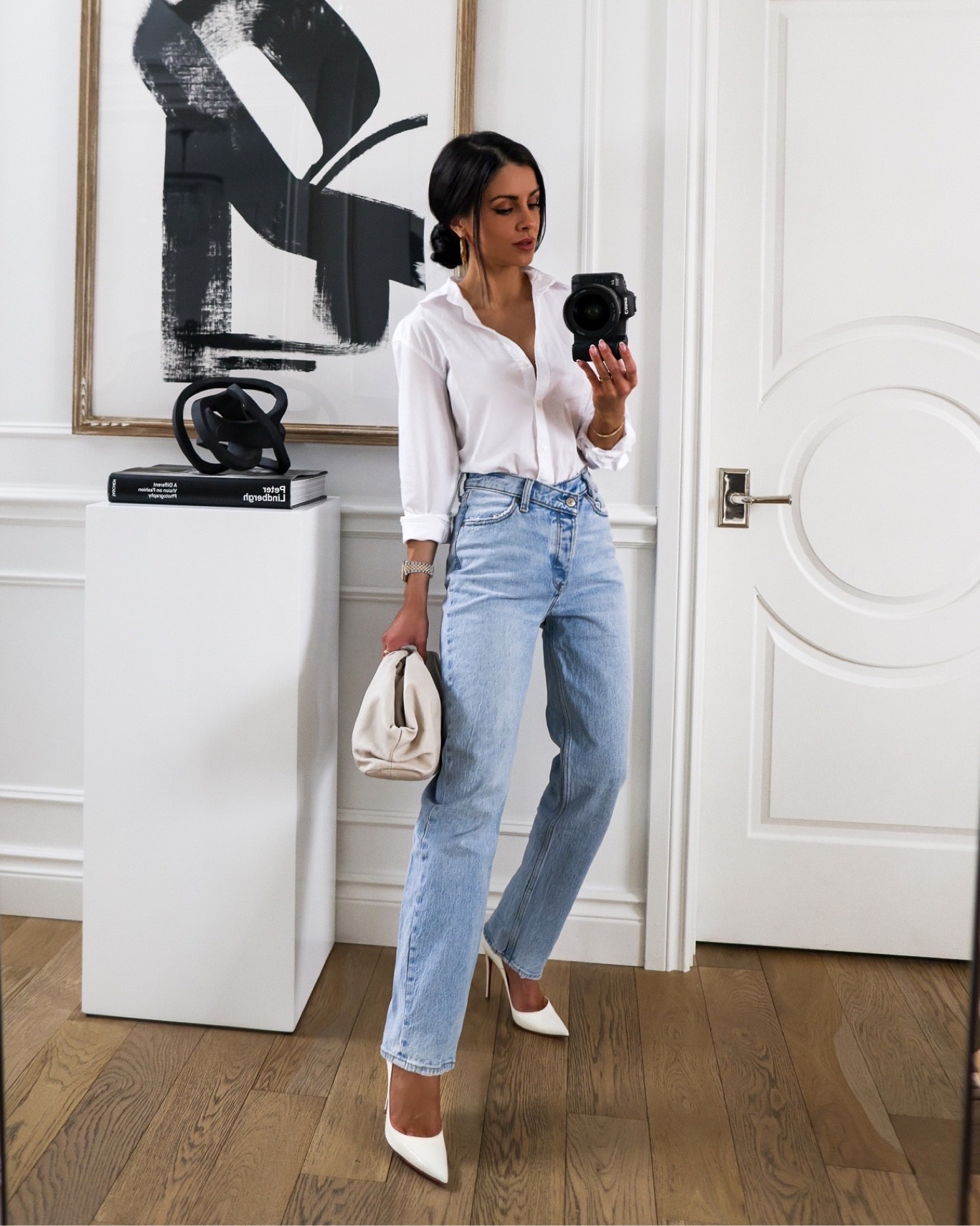 Trending: Denim Jumpsuit. - Mia Mia Mine  Louis vuitton, Denim jumpsuit,  Neverfull outfit