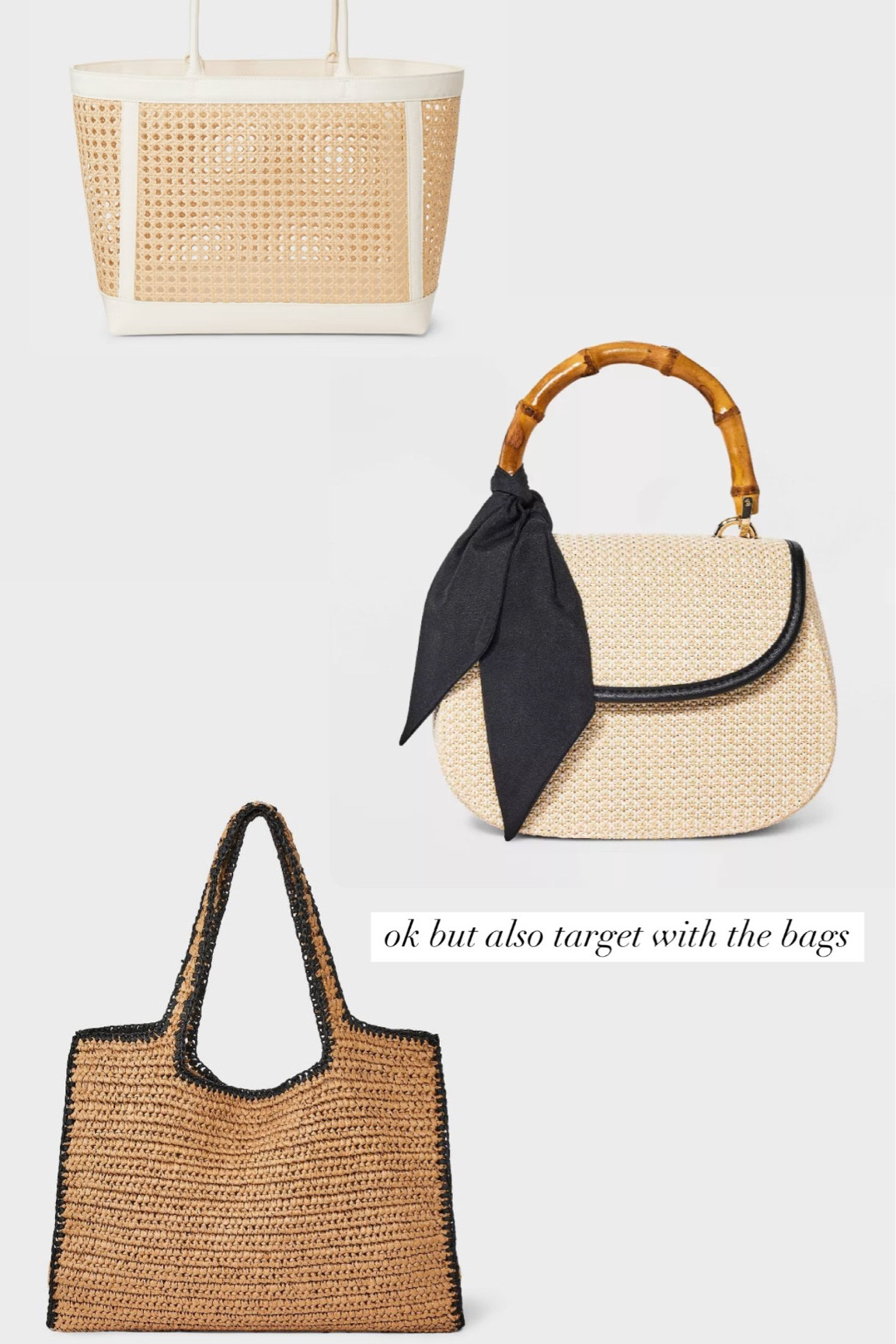 target bags for spring & summer! 

#LTKFindsUnder50 #LTKSeasonal