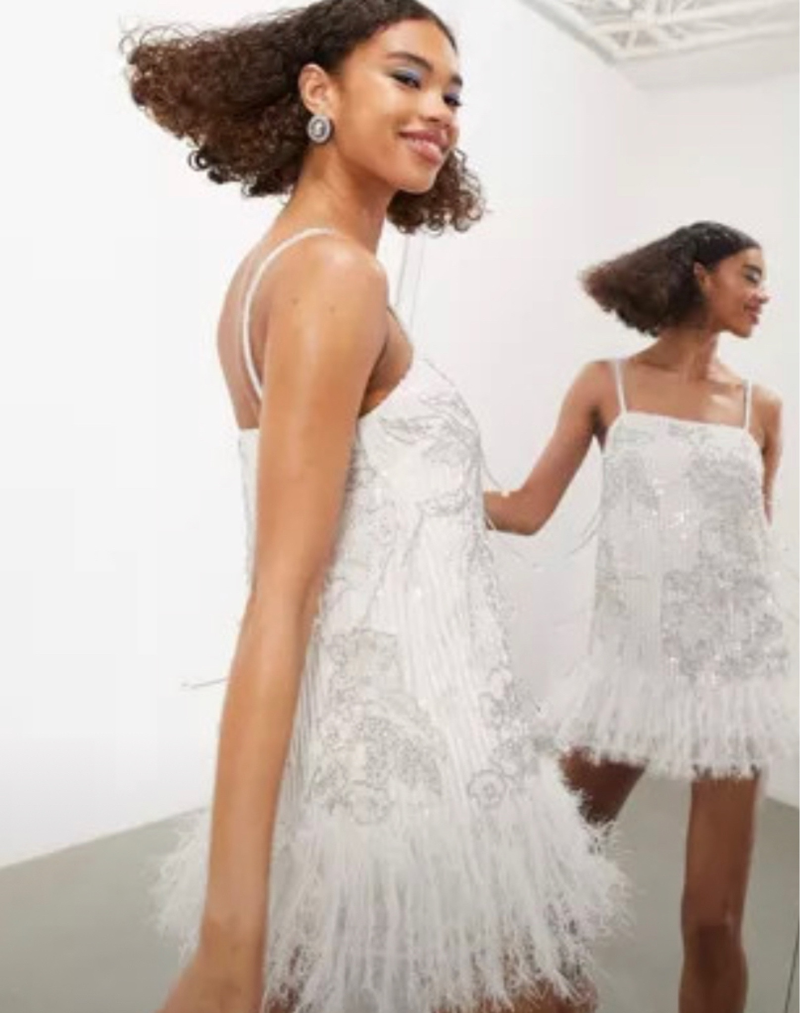 The perfect night out starts with the perfect bachelorette dresses. This floral sequin and beaded mini dress is perfect for your night out with your girl squad! Start planning the best last single night out with our collection of bachelorette outfits, especially if you are a week long Bach or a weekend getaway! Here is another Cute white bachelorette party dress idea perfect for a night out with the girls! Any kind of cocktail dresses (like a mini dress or a bodycon dress) would work great as a bachelorette party dress! I would suggest wearing something chic and trendy, slightly fancy but comfortable. #bacheloretteoutfit #bacheloretteoutfitideas #instabride #bridalparty #bach #gettinghitched #BacheloretteBash #cuteoutfit #whiteoutfit #whitebridaldress

#LTKstyletip #LTKwedding #LTKFind