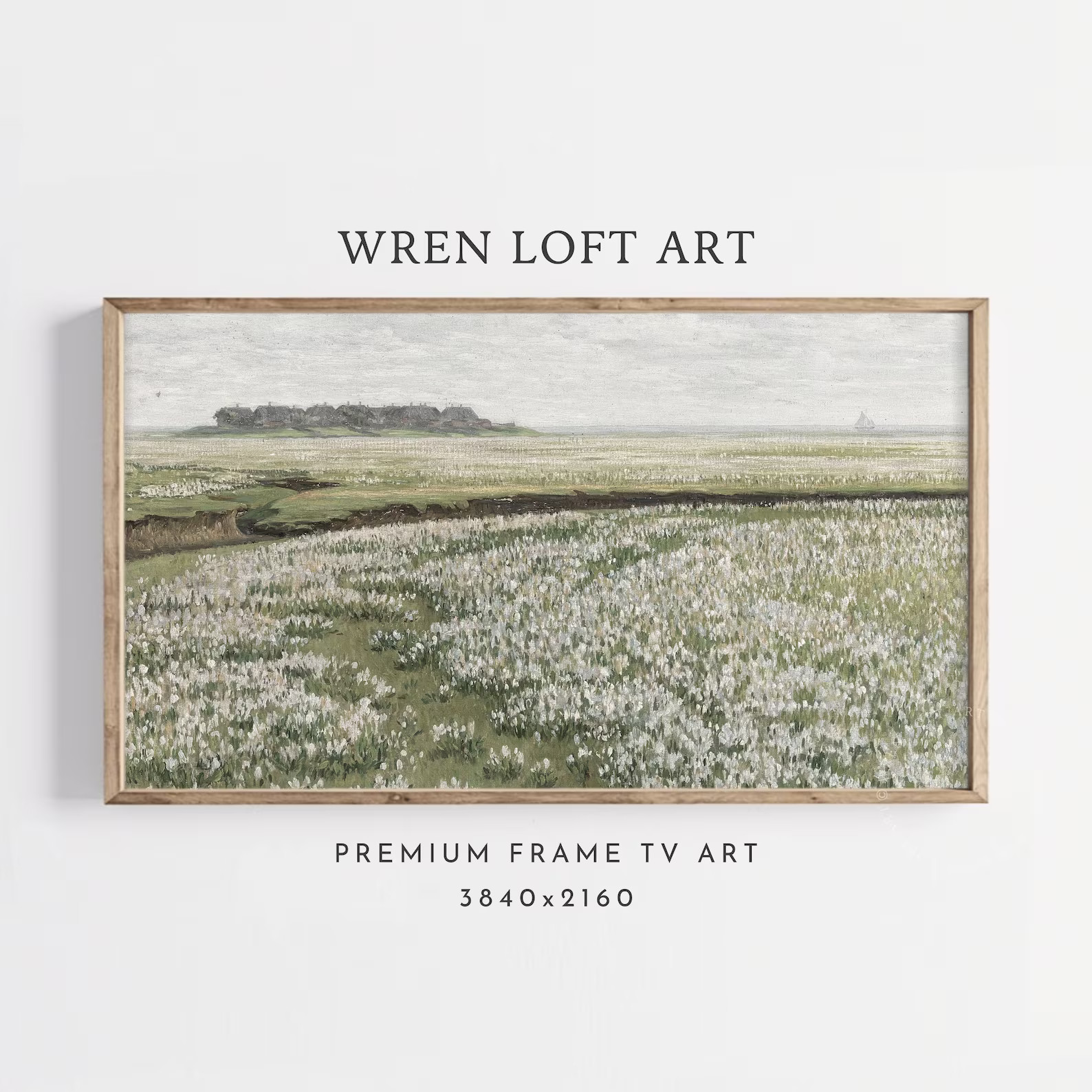 Samsung Frame TV Art Wildflowers Spring Decor Vintage Floral Field Frame TV Art Warm Tonal Countr... | Etsy (US)