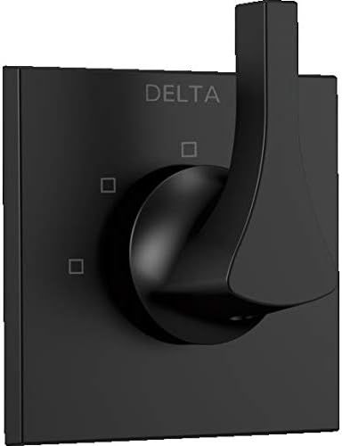Delta Faucet T11874-BL 3-Setting Trim Diverter, Matte Black | Amazon (US)