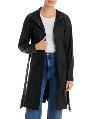 Rains Curve Hooded Belted Waterproof Jacket | Bloomingdale's (US)