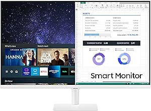 SAMSUNG 27-Inch Class Monitor M5 Series - FHD Smart Monitor and Streaming TV (LS27AM501NNXZA, 202... | Amazon (US)
