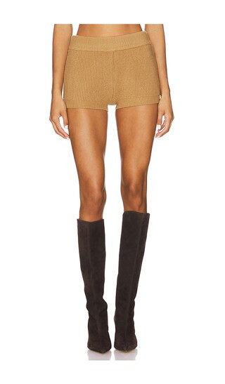 Neoma Knit Short in Camel | Revolve Clothing (Global)