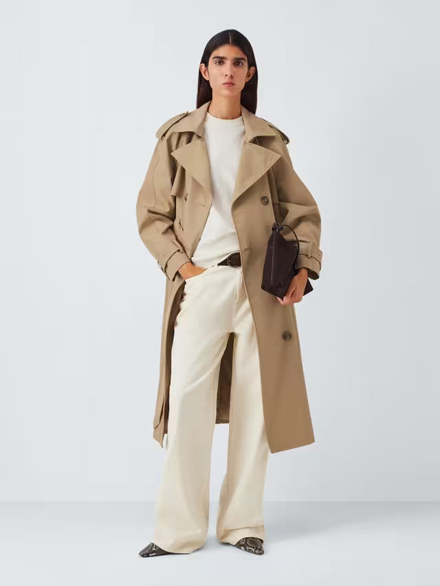 John Lewis Water Repellent Belted Trench Coat | John Lewis (UK)