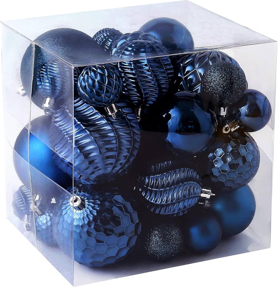 Christmas Balls Ornaments -36pcs Shatterproof Christmas Tree Decorations with Hanging Loop for Xm... | Amazon (US)
