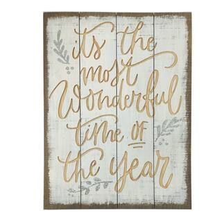 Most Wonderful Time of the Year Wall Sign by Ashland® | Michaels Stores