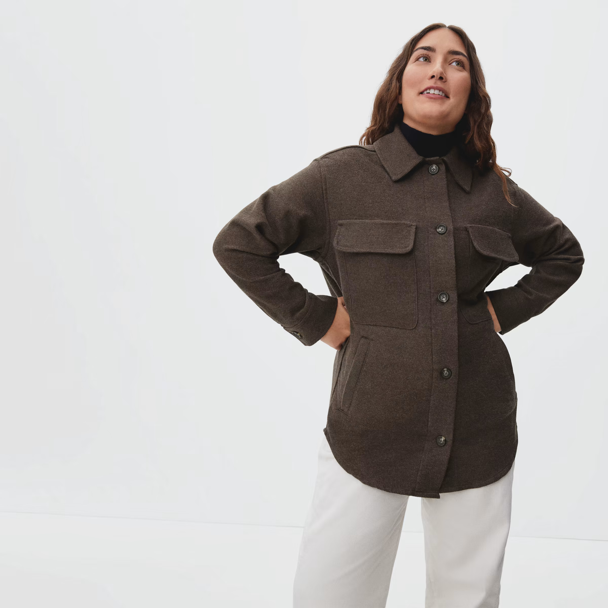 The Oversized Shirt Jacket | Everlane