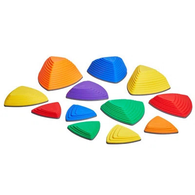 Kids Balance Stepping Stones Sensory Obstacle Course 12 PCS Outdoor Indoor | Wayfair North America