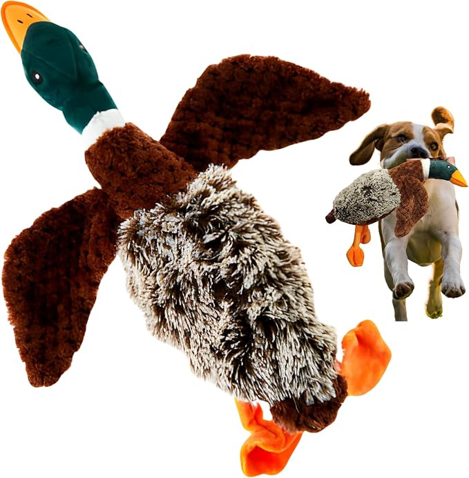 Duck Dog Toy Squeak Toys | Mallard-Shaped | Shaped Pet Toys | Duck Dog Toys for Large Dogs | Mall... | Amazon (US)