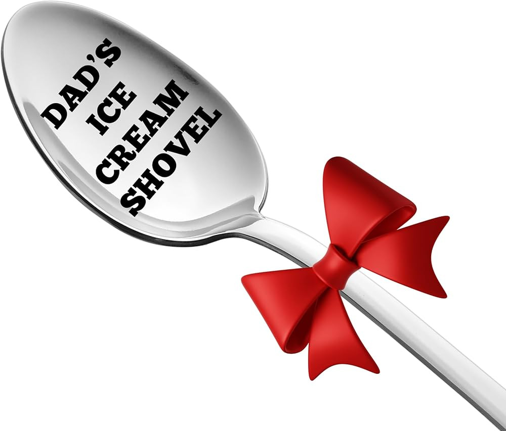 Gifts for Dad Ice Cream Spoon Engraved Dad's Ice Cream Shovel, Dad Gifts, Perfect Christmas Gift | Amazon (US)