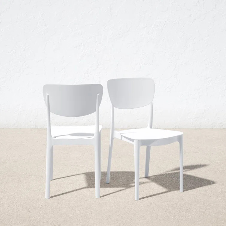 Farrah Stacking Patio Dining Side Chair | Wayfair North America