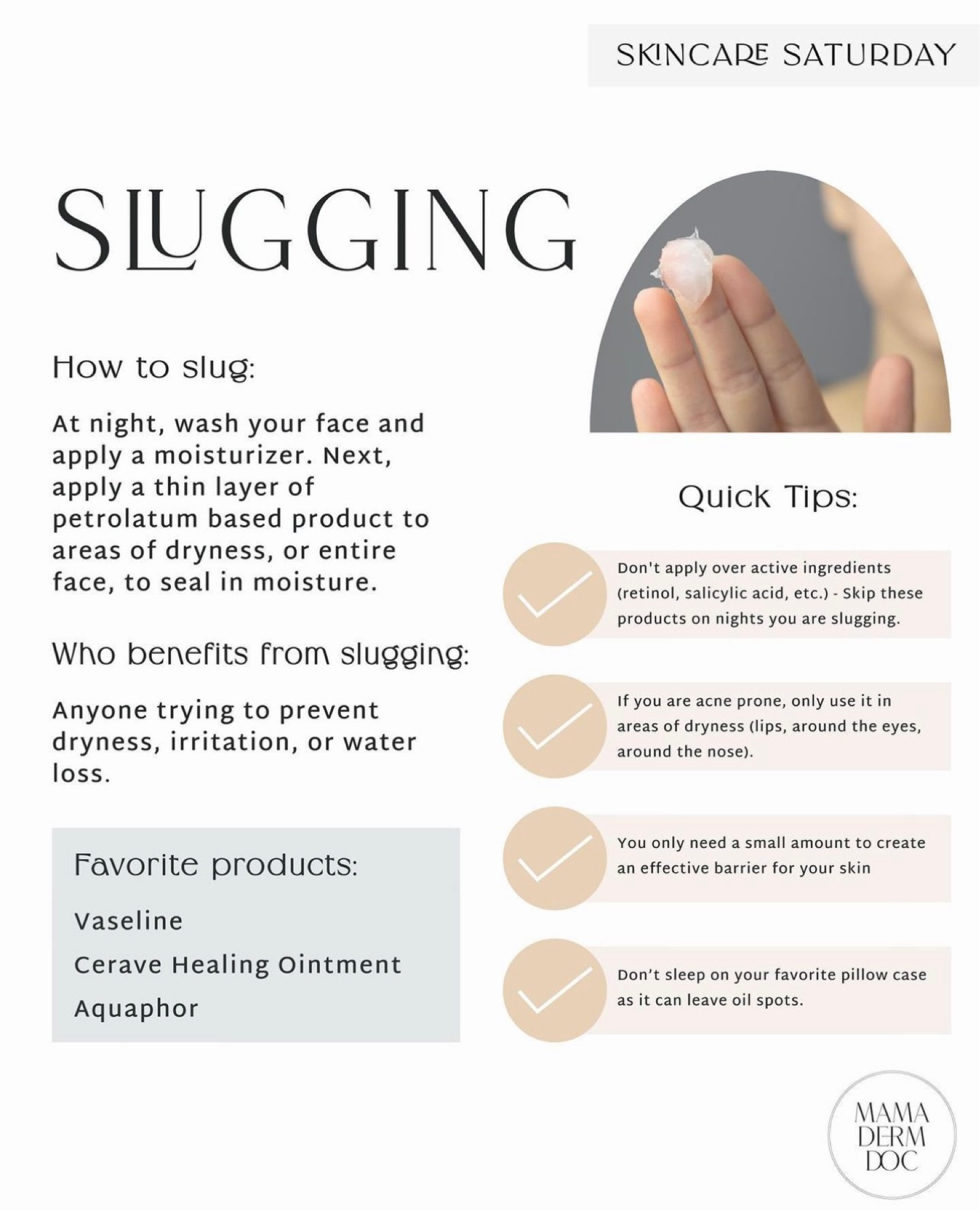 Slugging is a trend that has some BENEFITS. My favorite time to slug is when I am having dryness while using a retinoid or irritation from masks; and every night to my lips!

#LTKbeauty #LTKFind #LTKunder50