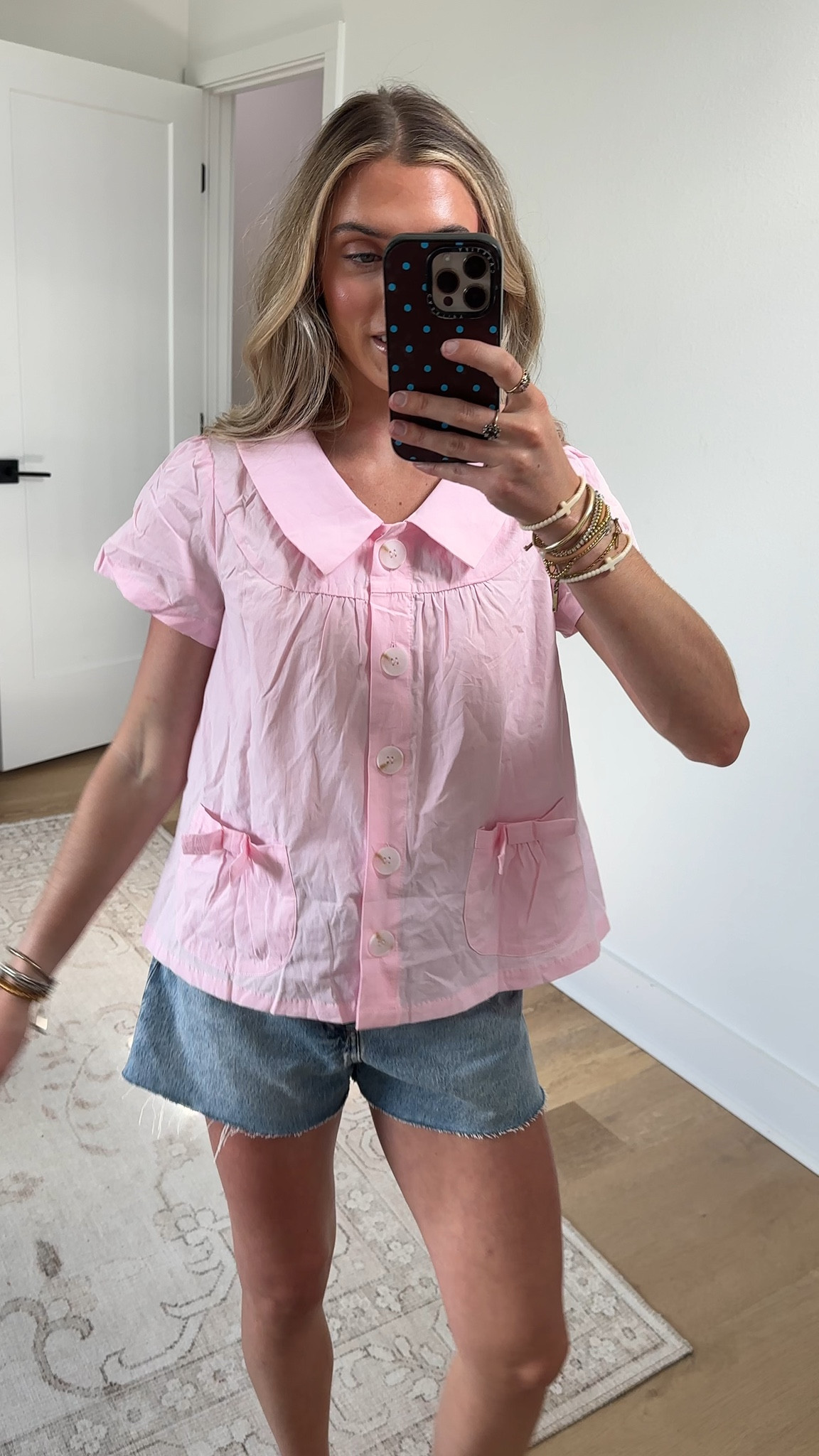 Amazon size small Tankaneo Womens Peter Pan Collar Button Down Shirts Short Sleeve Summer Casual Babydoll Blouse Cute Trendy Cotton Preppy Tops

#LTKootd #LTKWorkwear #LTKSaleAlert