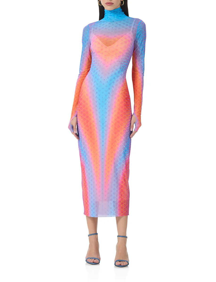 Shailene Dress - Cyber Heart | ShopAFRM