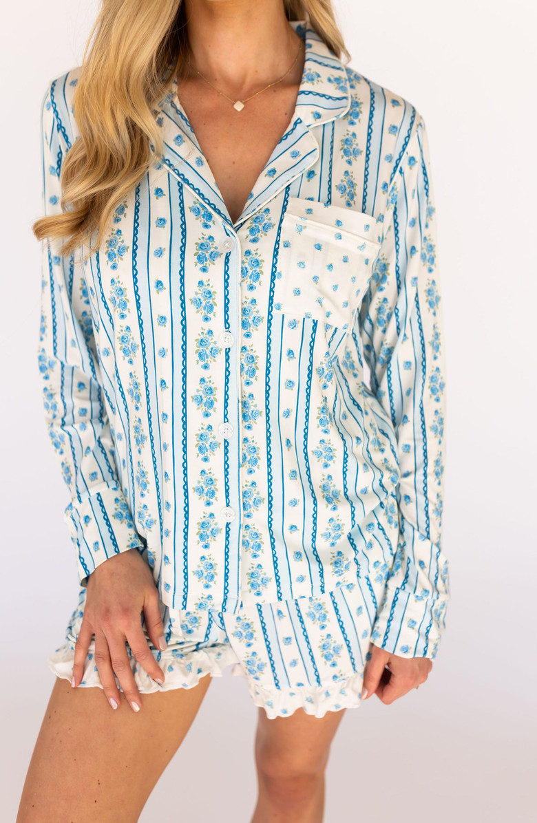 Forever Blooming Short Sleeve Short Set | Nordstrom