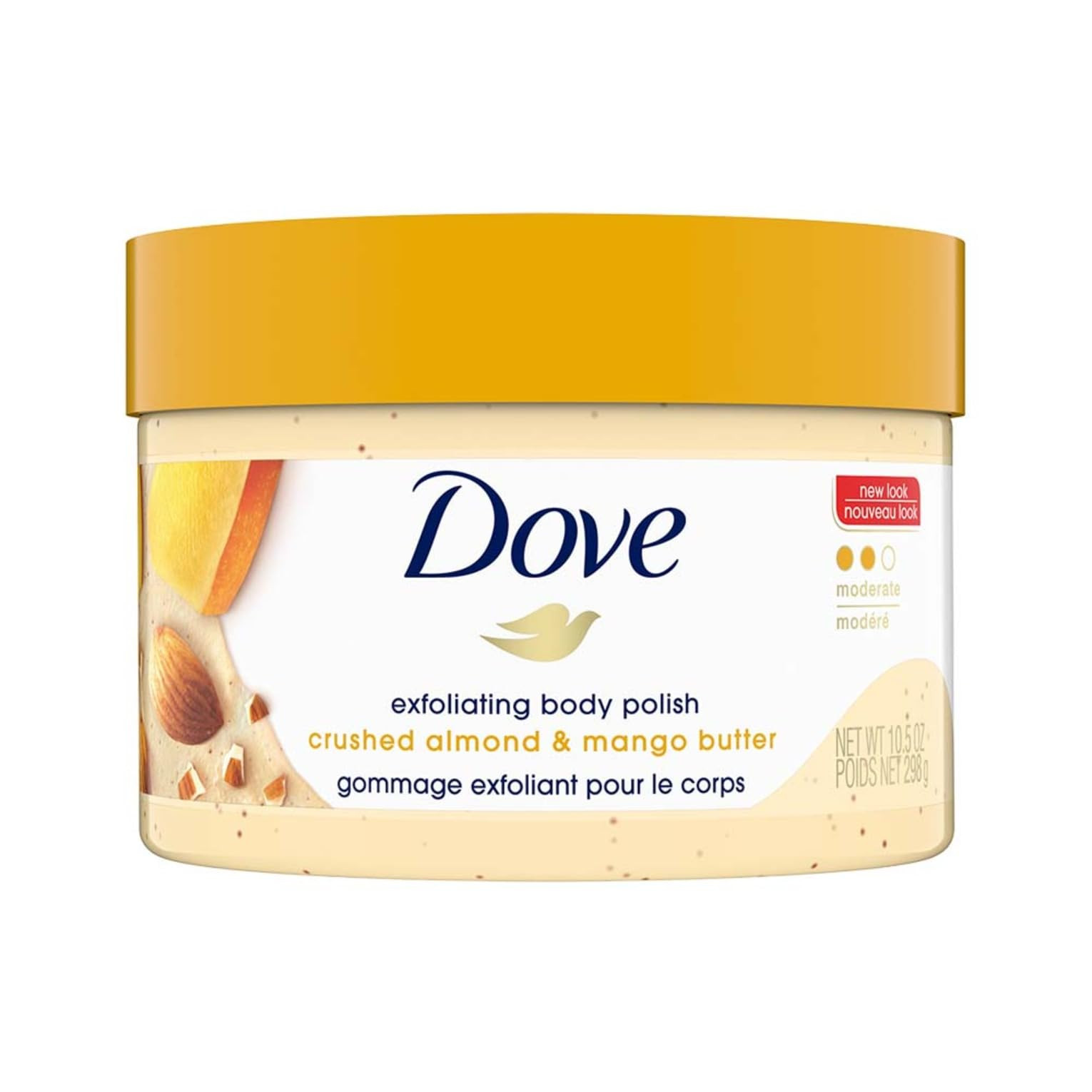 Dove Scrub Crushed Almond & Mango Butter For Silky Smooth Skin Body Scrub Exfoliates & Restores S... | Amazon (US)