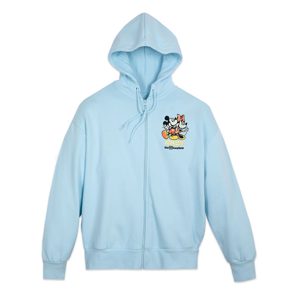 Mickey and Minnie Mouse Zip Hoodie for Women – Walt Disney World 2023 | Disney Store
