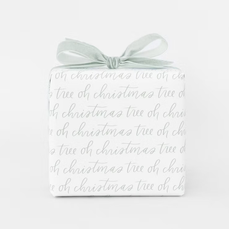 30 sq ft Oh Christmas Tree Gift Wrap Mint- Sugar Paper™ + Target | Target