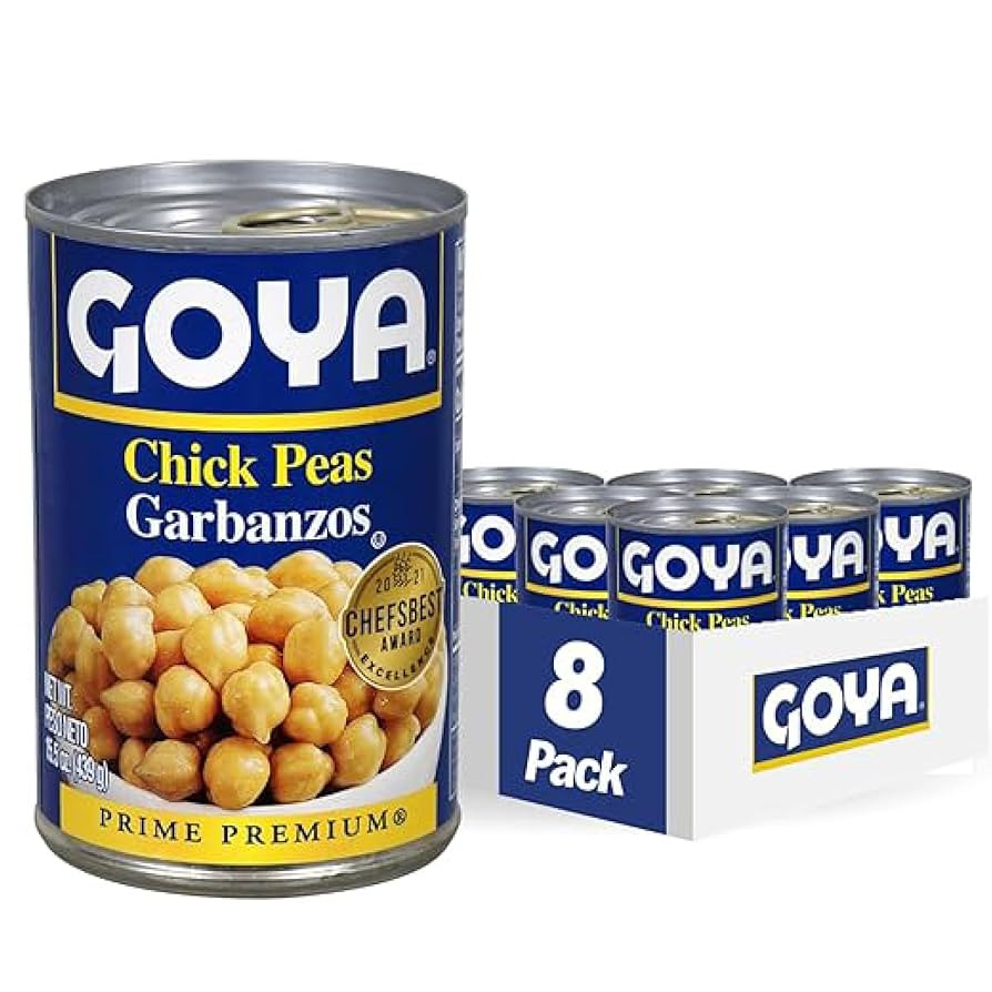 Goya Foods Chick Peas, Garbanzo Beans, 15.5 Ounce (Pack of 8) | Amazon (US)