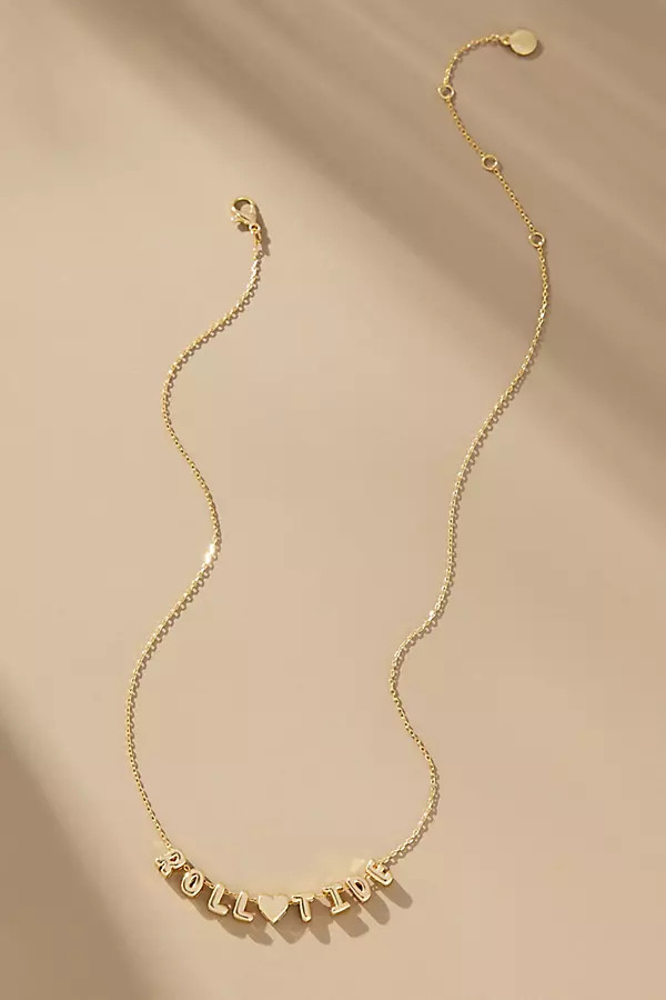 BaubleBar College Slogan Bubble Necklace | Anthropologie (US)