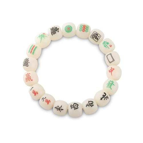 Gzrlyf Mahjong Bracelet Charm Mahjong Tile Bracelet Chinese Mahjong Gift Mahjong Player Jewelry For Mahjong Lover (mahjong bracelet) | Amazon (US)