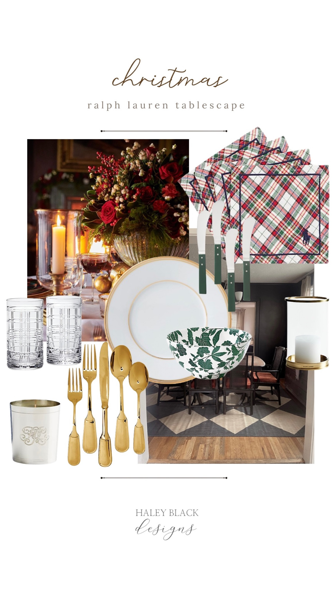 Ralph Lauren Tablesetting #centerpiece #tablesetting #ralphlauren #christmas #holiday #christmassetting

#LTKSeasonal #LTKhome #LTKHoliday