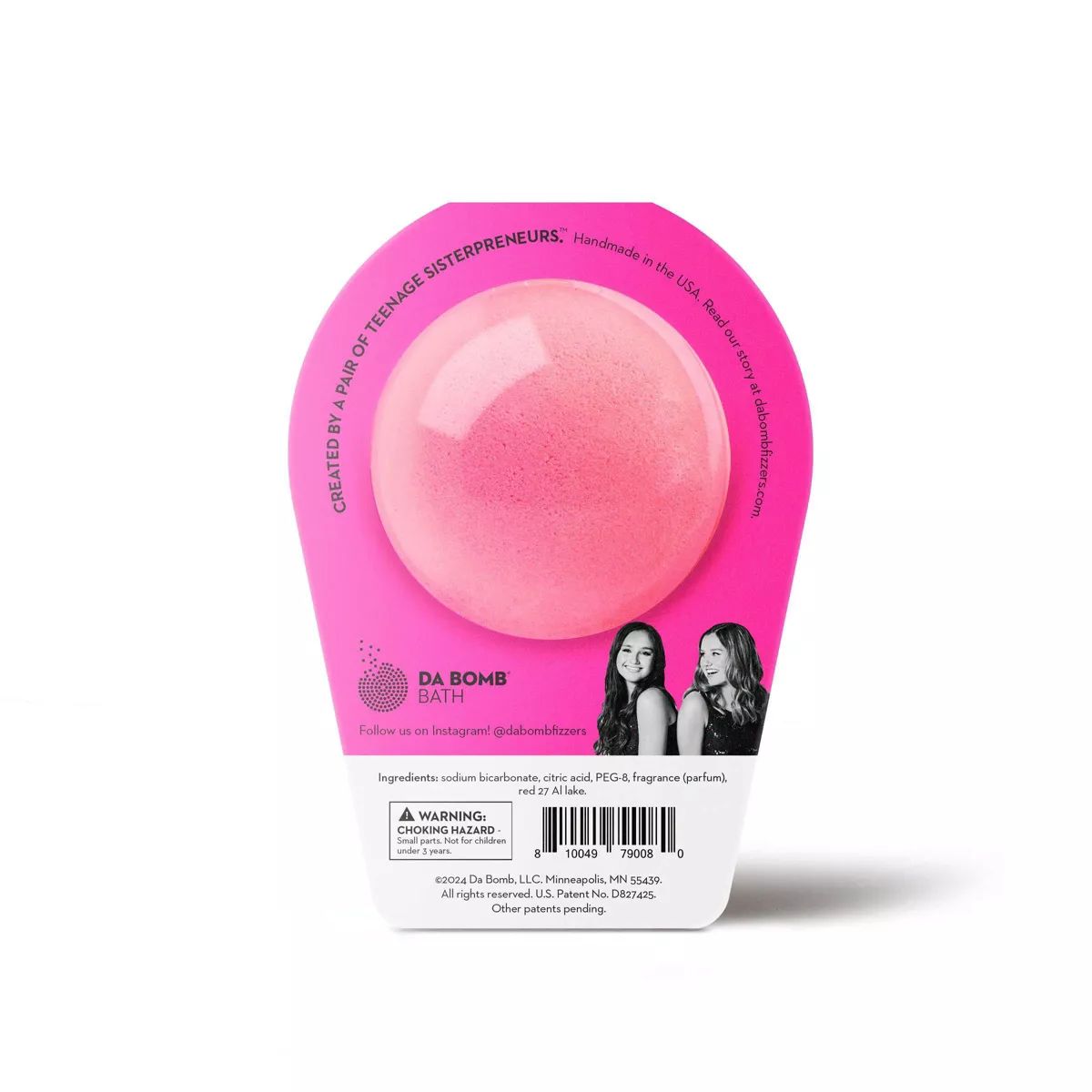 Da Bomb Bath Fizzers Neon Pink Grapefruit Bath Bomb - 3.5oz | Target