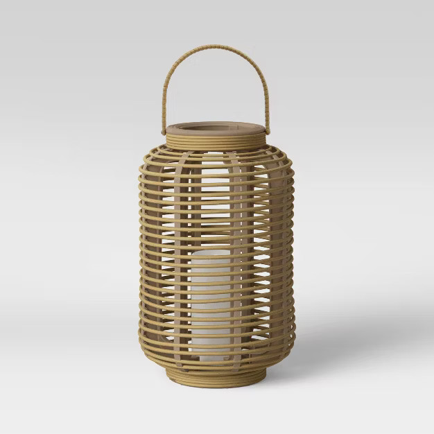 Resin Outdoor Lantern Natural - Threshold™ | Target