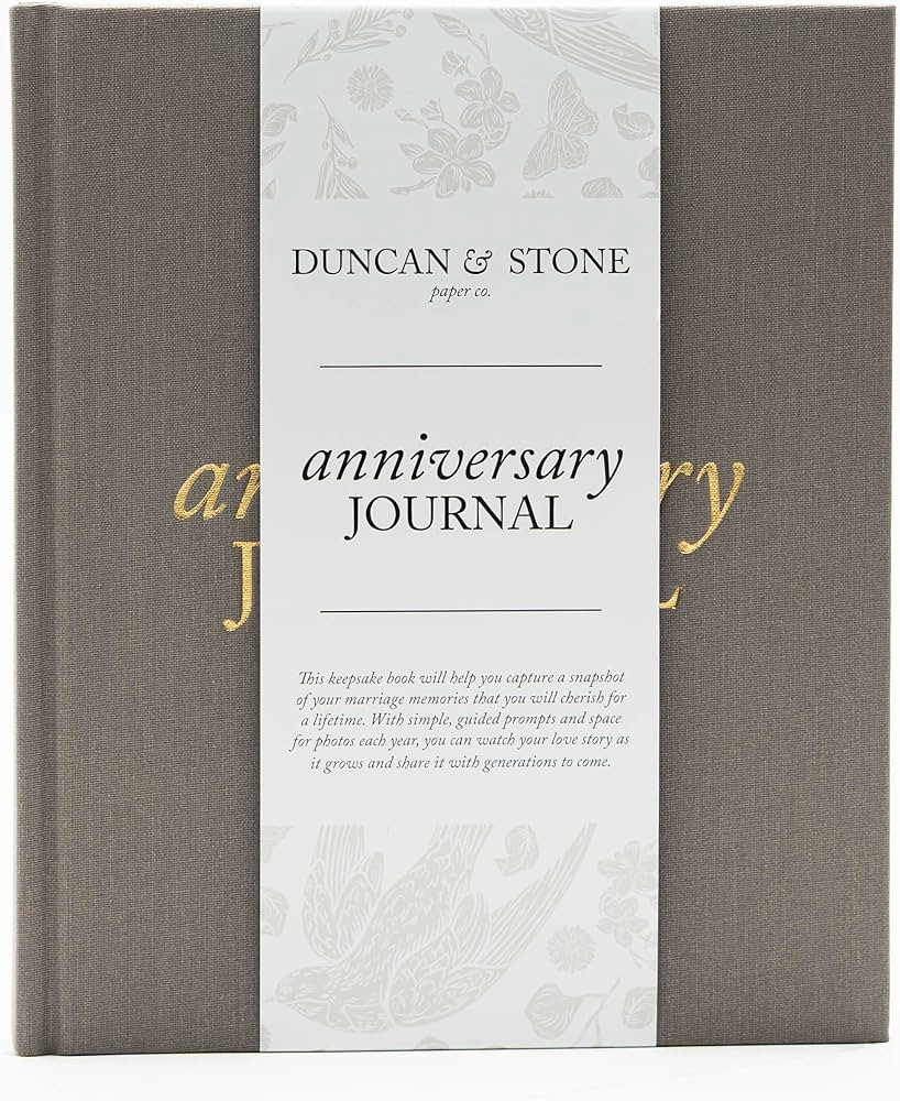 DUNCAN & STONE PAPER CO. Wedding Anniversary Journal - Anniversary Journal for Couple - Wedding N... | Amazon (US)