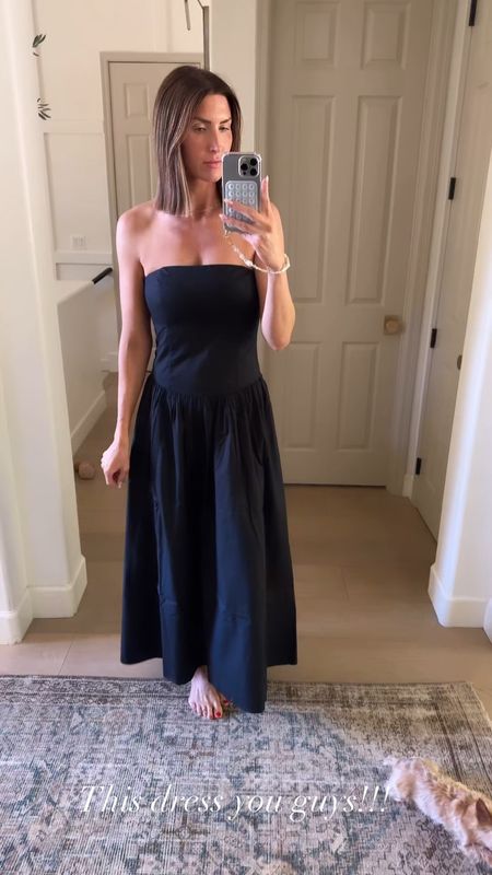 This black dress is everything! Consider sizing down if you want a tighter fit. Wearing a small tall but ordered an xs to compare and will report back !

Black maxi dress 



#LTKTravel #LTKStyleTip #LTKVideo