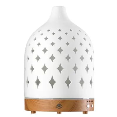 Serene House® Supernova Ceramic Diffuser in White | Bed Bath & Beyond | Bed Bath & Beyond