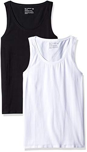 Pact Women's Stretch-fit Tank Top, Scoop Neckline (2 Pack) | Amazon (US)