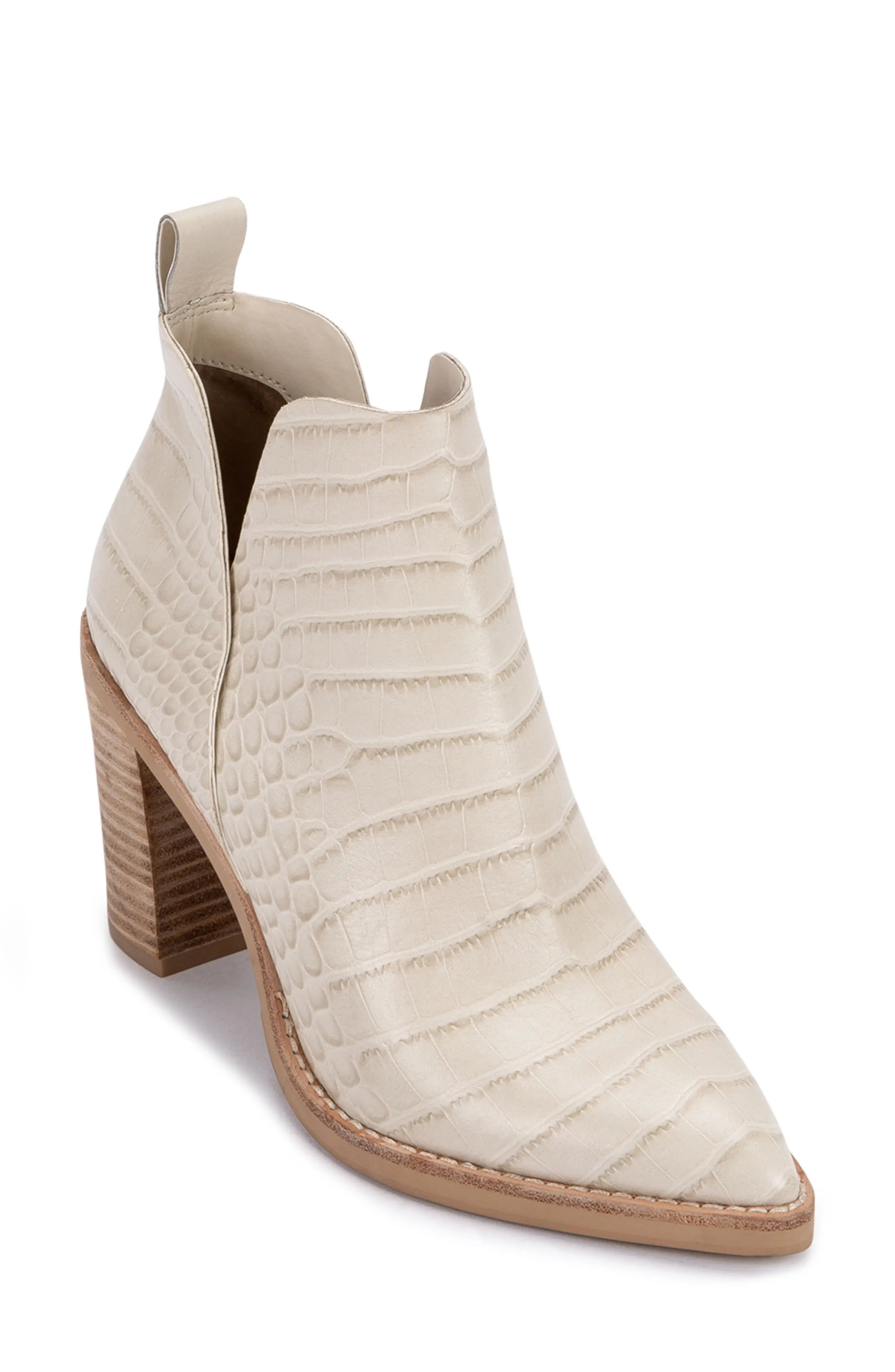 Women's Dolce Vita Shannon Bootie, Size 10 M - White | Nordstrom