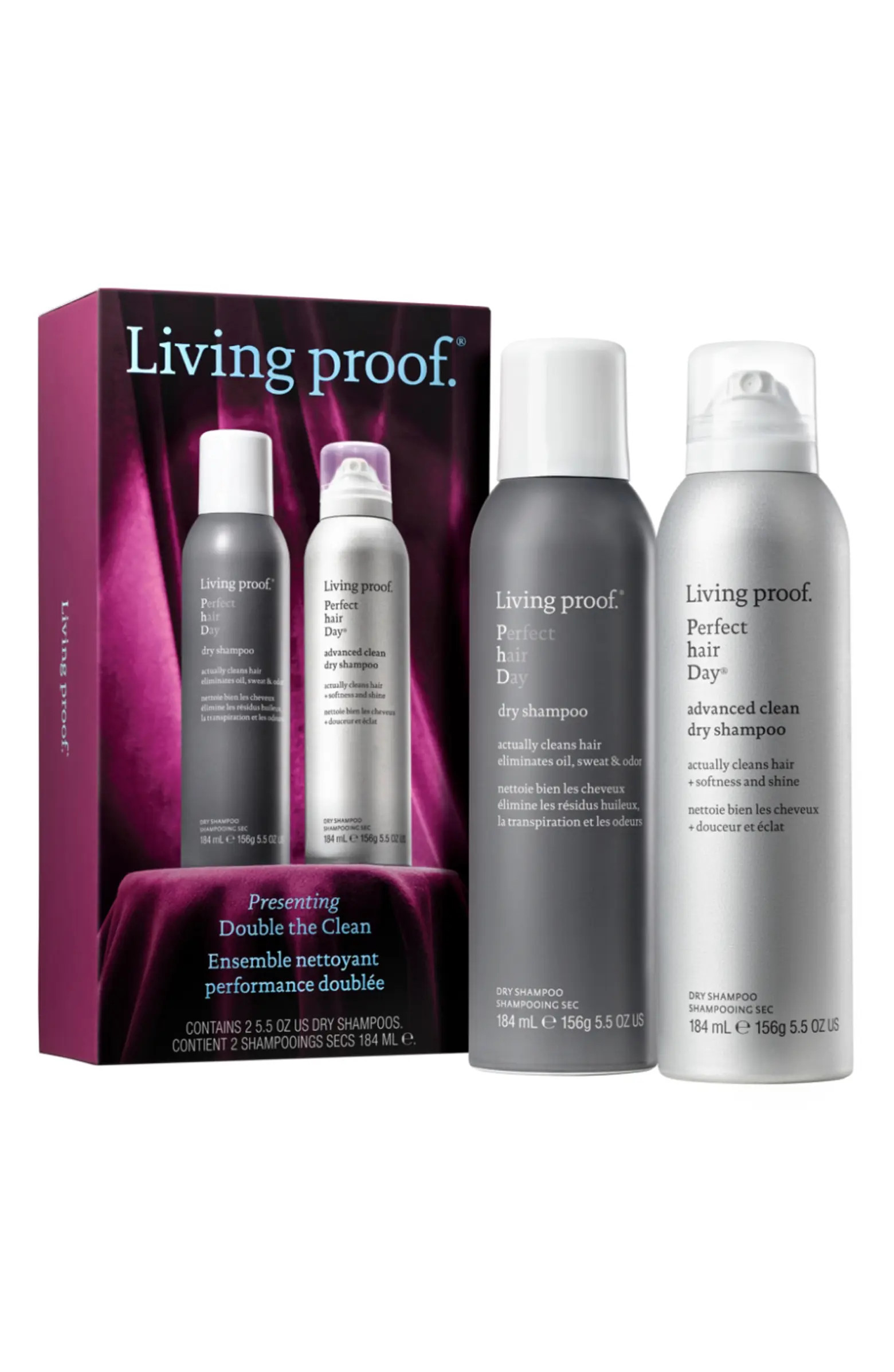 Living proof® Presenting Double the Clean - Dry Shampoo Kit $63 Value | Nordstrom | Nordstrom
