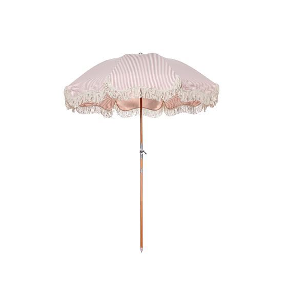 Business And Pleasure The Premium Umbrella Lauren's Pink Stripe | West Elm (US)