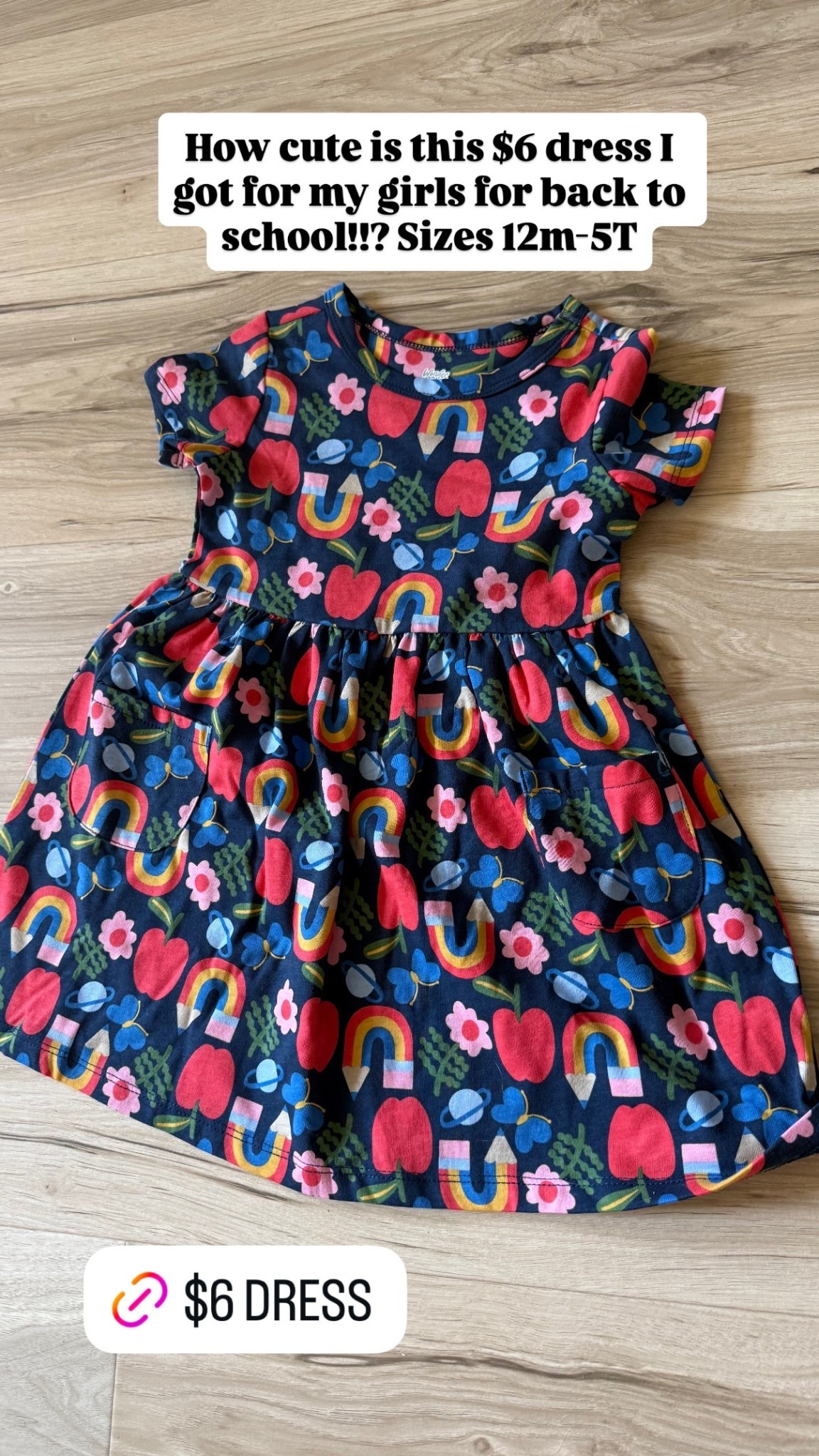 @Walmart back to school / toddler girls back to school How cute is this $6 dress I got for my girls for back to school!!? Sizes 12m-5T

#LTKmomlife #LTKKids #LTKSeasonal