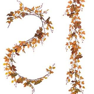 2 Pack Fall Maple Leaf Garland - 6.5ft/Piece Artificial Fall Foliage Garland Autumn Decoration fo... | Michaels Stores