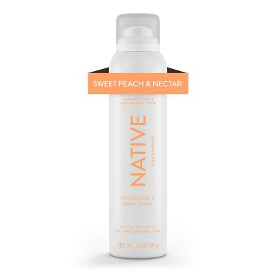 Native Spray Deodorant for Women & Men - Sweet Peach & Nectar - Aluminum-Free 3.5oz | Target