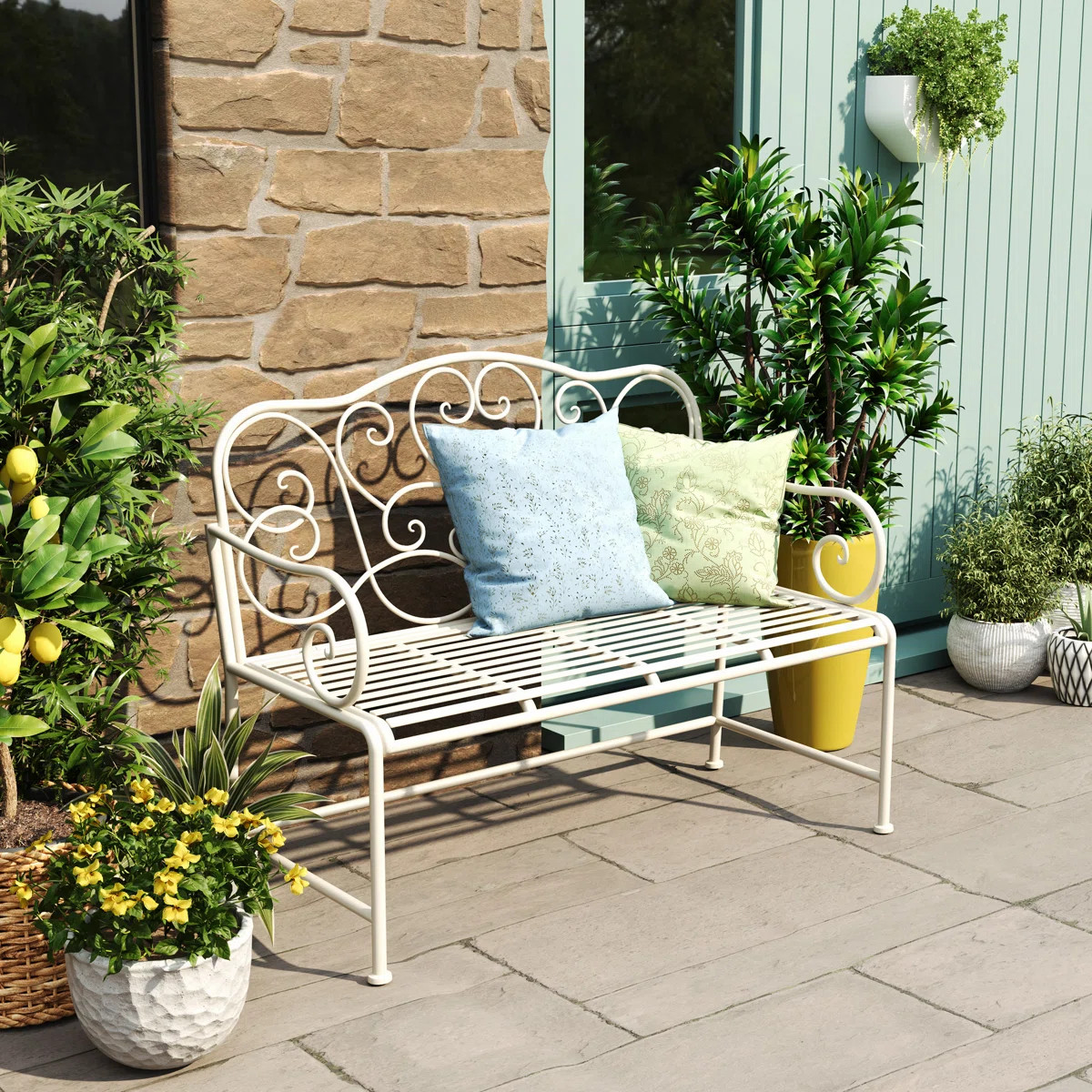 Outdoor/Patio Garden Bench | Wayfair North America