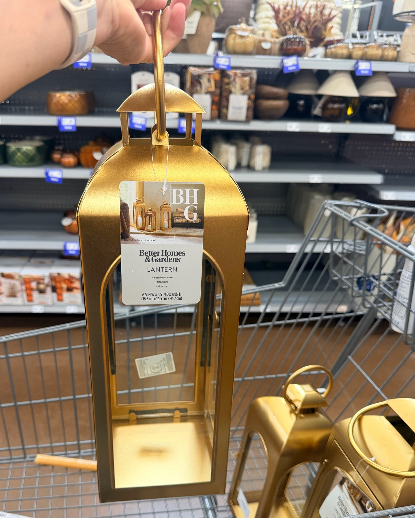 Oversized gold lanterns at Walmart? Instant add to cart. These look so much more expensive than they are and will be perfect for fall front porch decor, Halloween decorating, and even Christmas porch styling. They come in three sizes and are also available in black, but the gold completely stole my heart.

If you’re shopping for affordable fall decor, front porch decorating ideas, Walmart fall home decor, outdoor lanterns, or budget-friendly seasonal decorating, don’t skip these! They’re one of my favorite Walmart home finds this season.

#LTKSeasonal #LTKHome