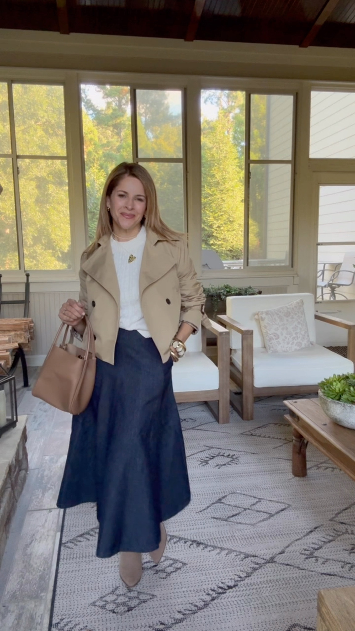 OOTD: trench + denim + boots 👗
Your turn.. will love for you to drop your vibe for today! 🌸✨


Necklace details: IG: @camilletous
Comment COMFY below and I’ll send outfit details directly to your DMs 💌

Keep up with me:
Instagram → @thepetitepalette_by_sherry
LTK → thepetitepalette_by_sherry (profile link in bio)

.
.
.

#OOTD #DailyStyle #StyleInspo #ChicStyle #StreetStyle #TimelessStyle #PetiteStyle #PetiteFashion #PetiteInspo #PetiteAndProud #PetiteLooks #StyleOver50 #FabulousAt50 #50AndStylish #AgelessStyle #TrenchCoatStyle #DenimSkirt #CowboyBoots #WesternChic #FallStyleInspo #ClassicWithATwist #ModernWestern #EverydayChic #StyleMood #WhatIWore #InspoOfTheDay #StyleCommunity #StyleGoals

#LTKFallSale #LTKStyleTip #LTKPetite