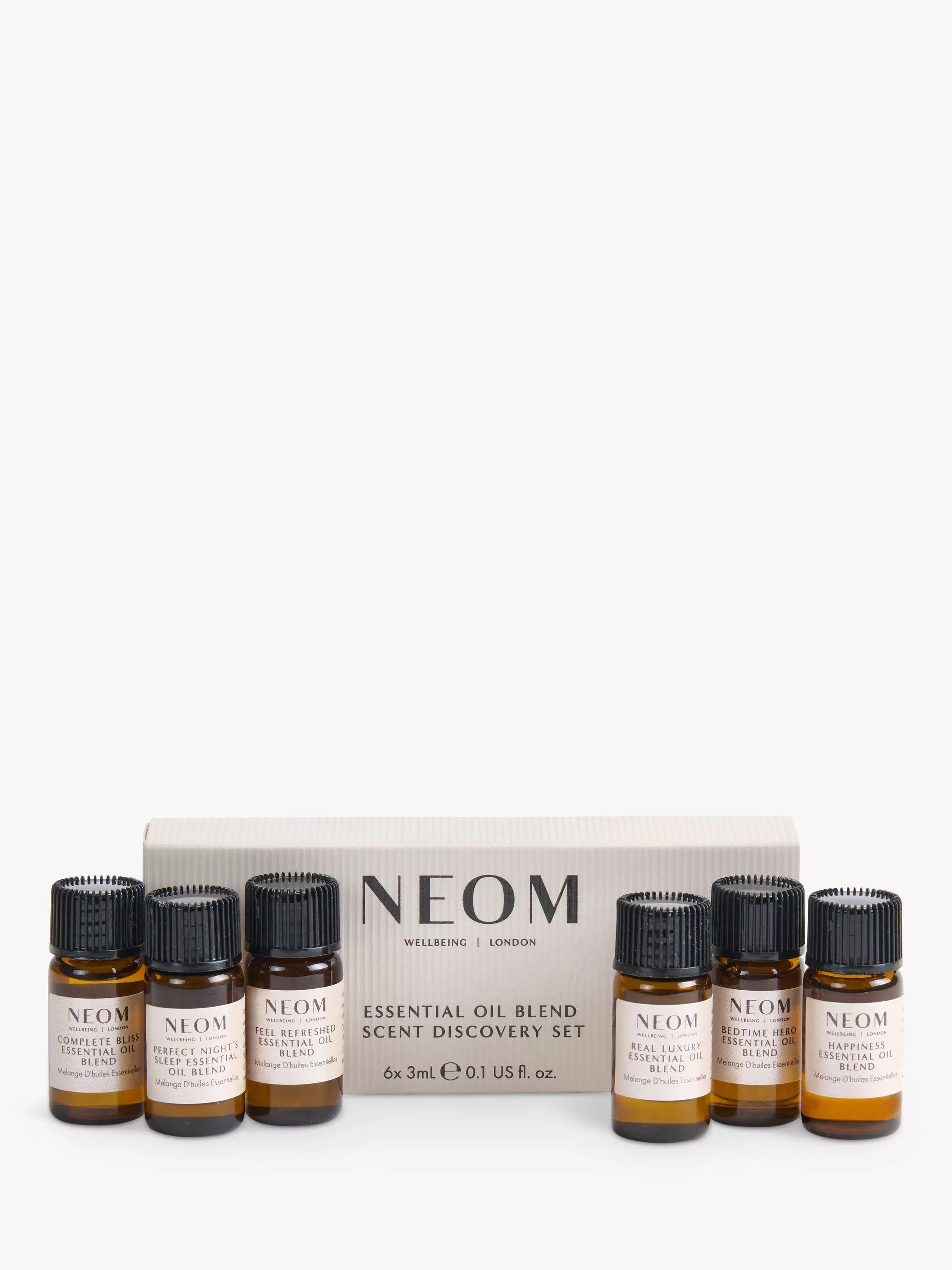 NEOM Wellbeing London Essential Oil Discovery Set | John Lewis (UK)
