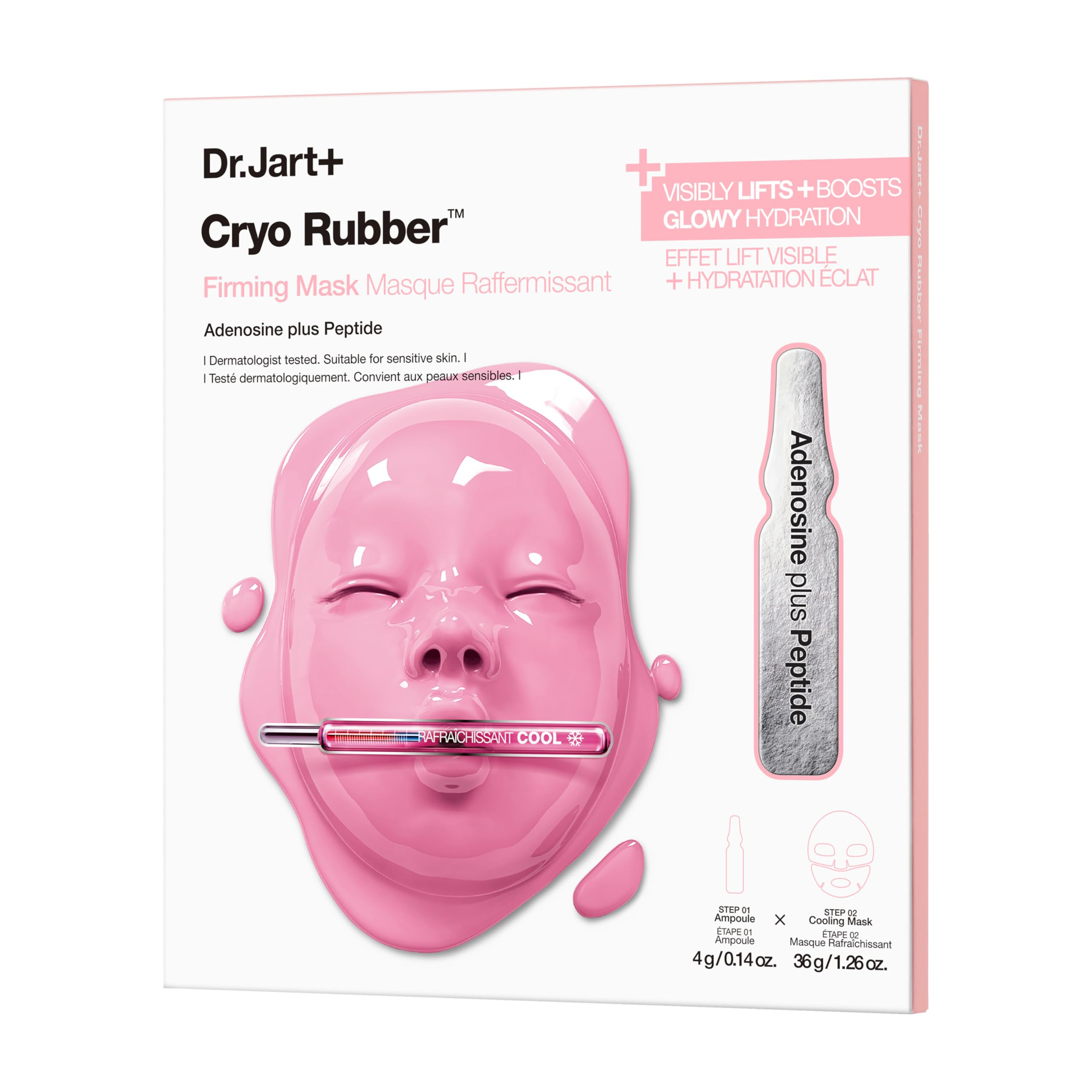 Dr.Jart+ Cryo Rubber Firming and Cooling Korean Face Mask with Adenosine and Peptides | Korean Sk... | Amazon (US)
